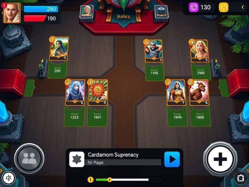 Cardamom Supremacy gameplay screenshot showing card interface